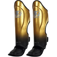 Детская Защита Голени Top King TKSGKC-01 "Super Star" Тайский Бокс Золотой Размер S
